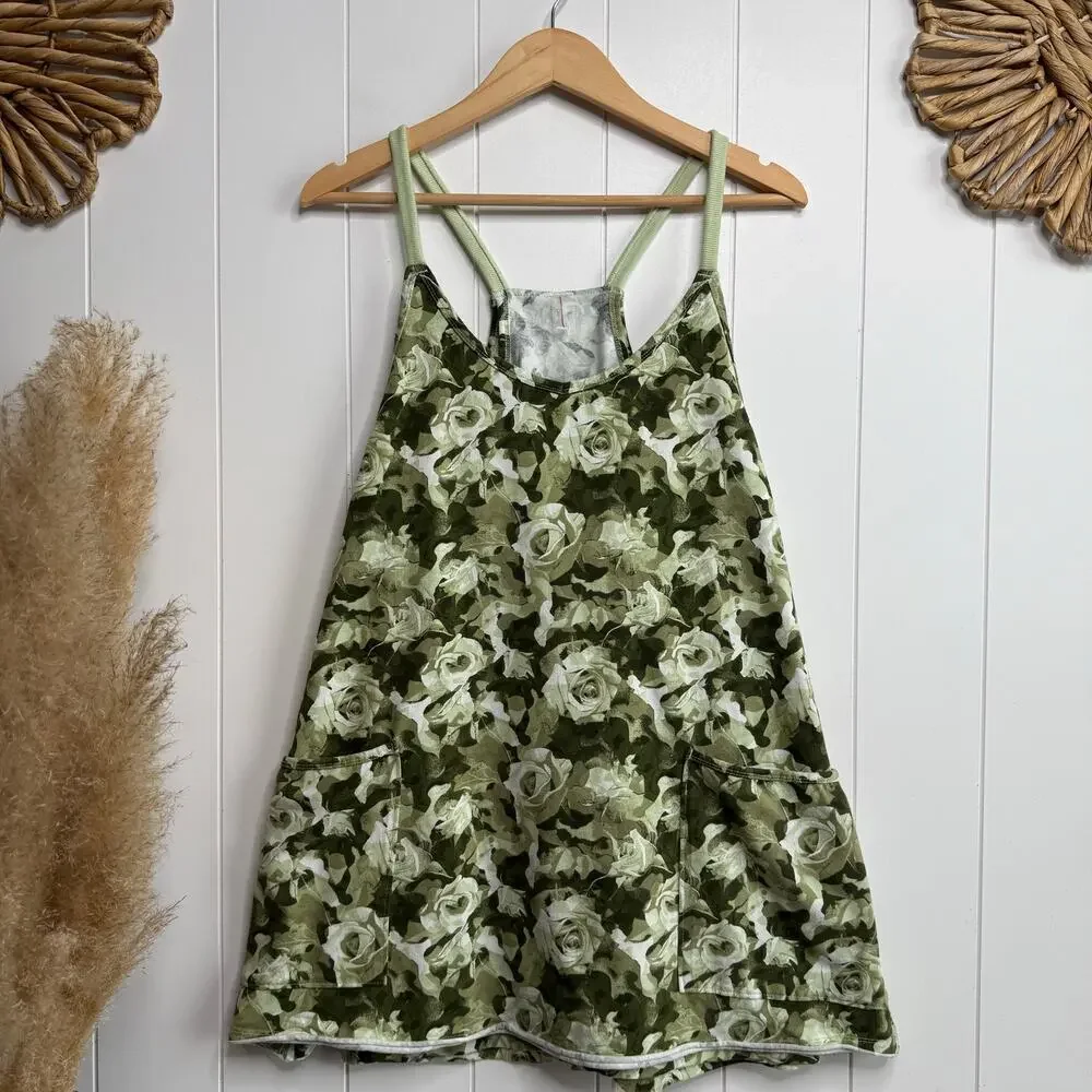 Free People romper mini dress hot shot one piece jumpsuit overalls shortalls XS